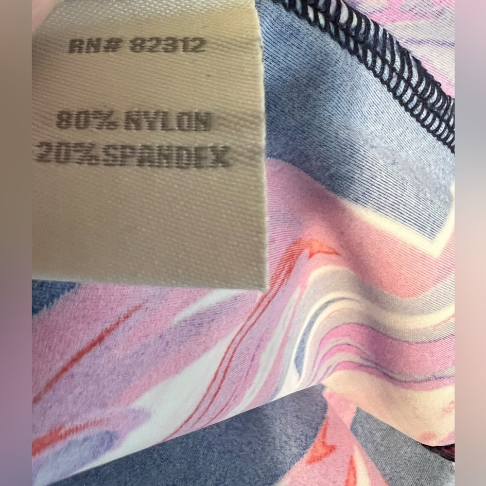 Aryeh NWT Elena Dress Women’s Size Large Ruffle Sleeve Vibrant Navy/Pink/Purple - Picture 5 of 9